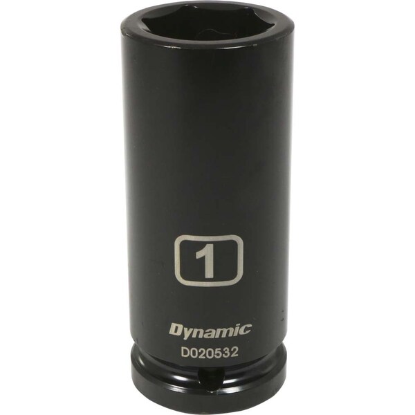 3/4" Drive Deep Socket, Black Phosphate, Tools 3/4" Drive 6 Point SAE, 1" Deep Length